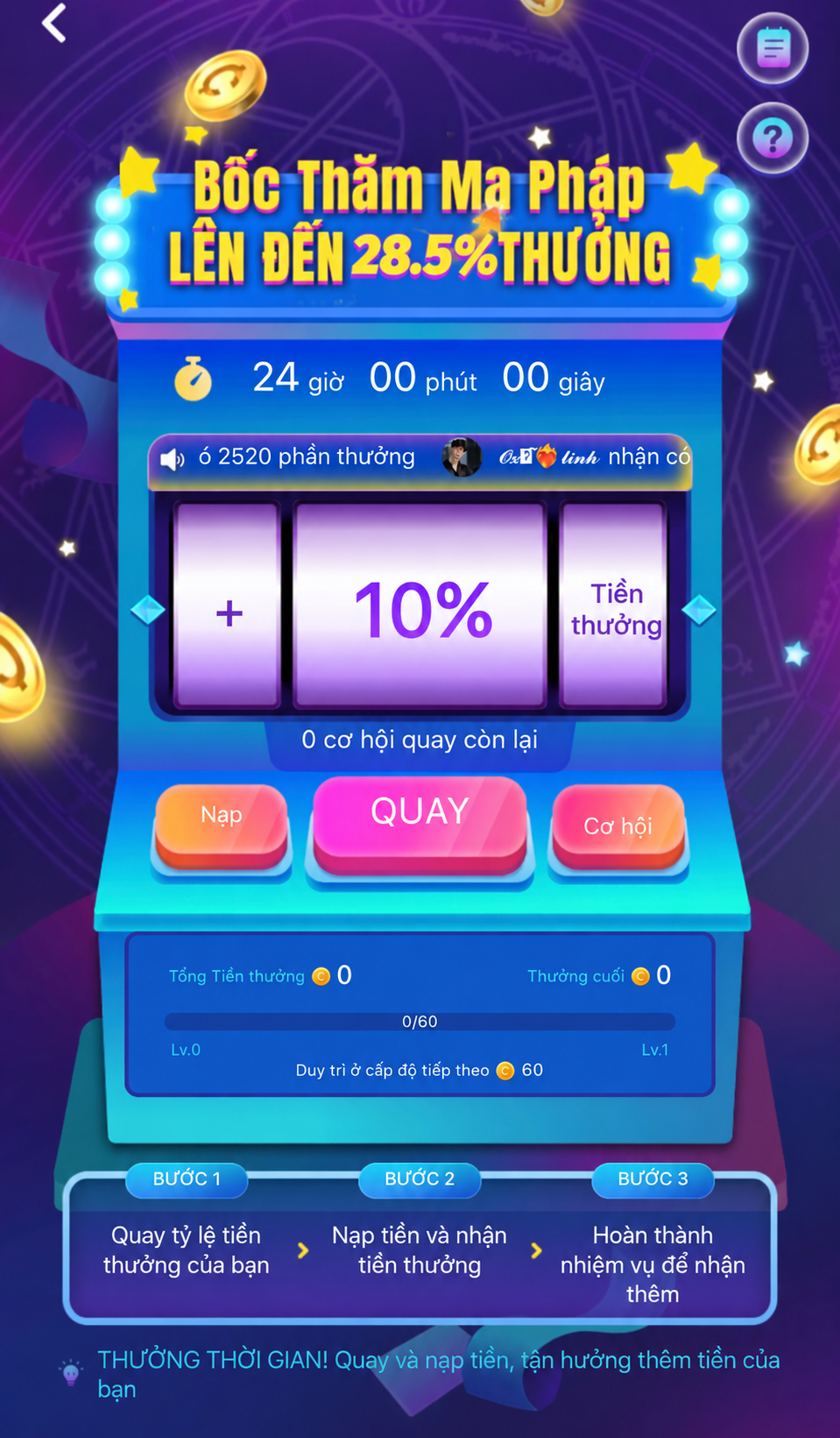 Khuyến mãi StarMaker
